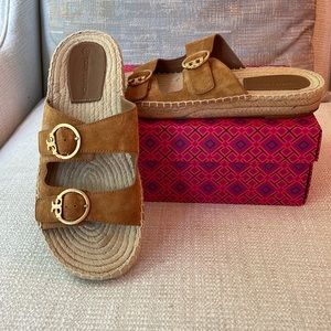 Tory Burch Selby Espadrille sandals, size 10